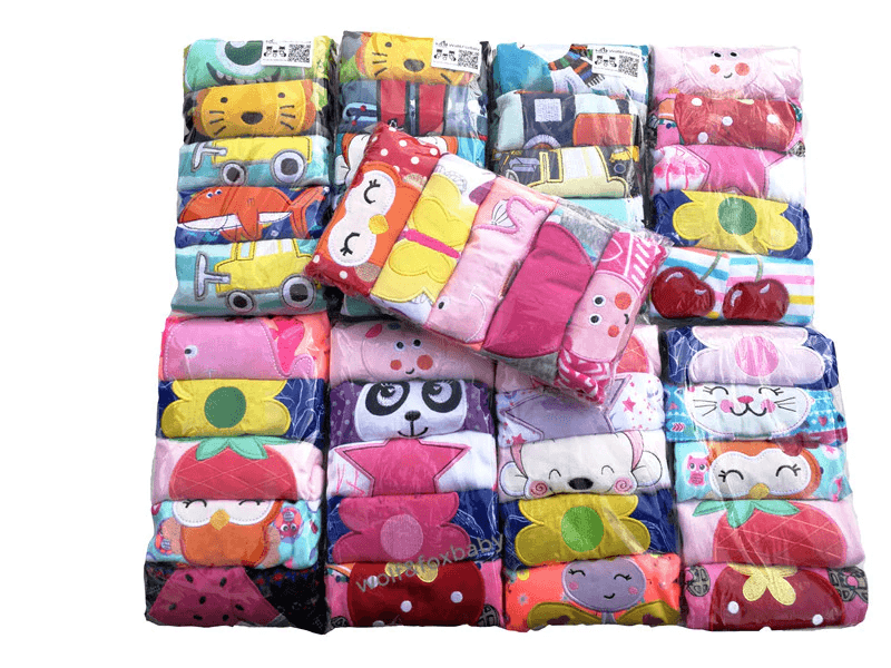 5-Pack Baby Cotton Cartoon Pants, Safari and Star Print Set