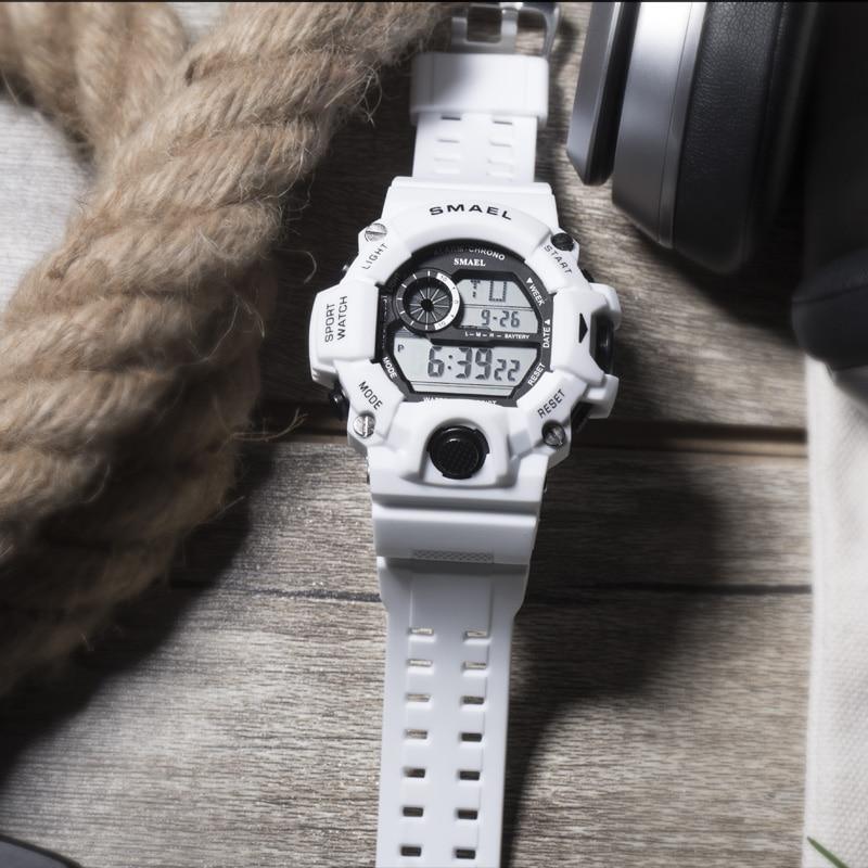 Dual Display Military Sports Watch Waterproof 50M Digital Analog