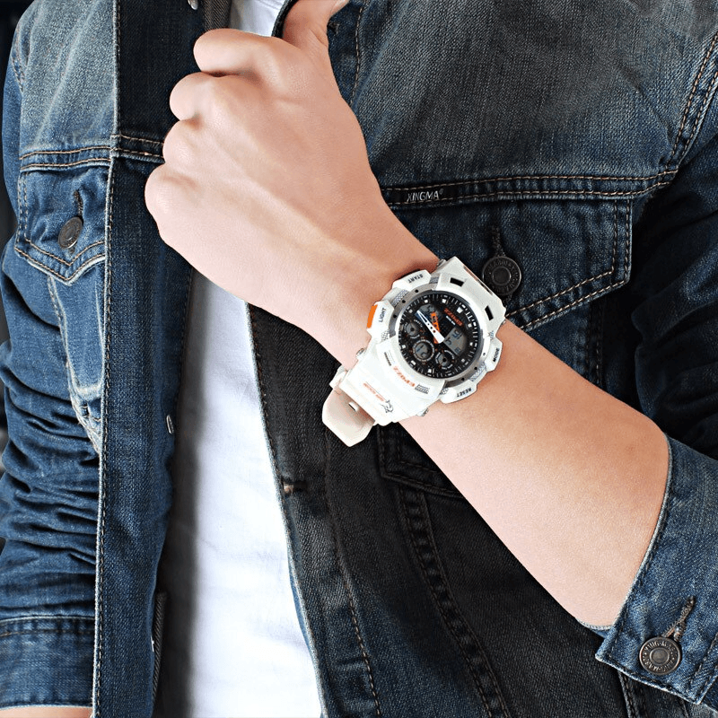 Luxury G Style Military Sports Watch Digital Analog Large Dial