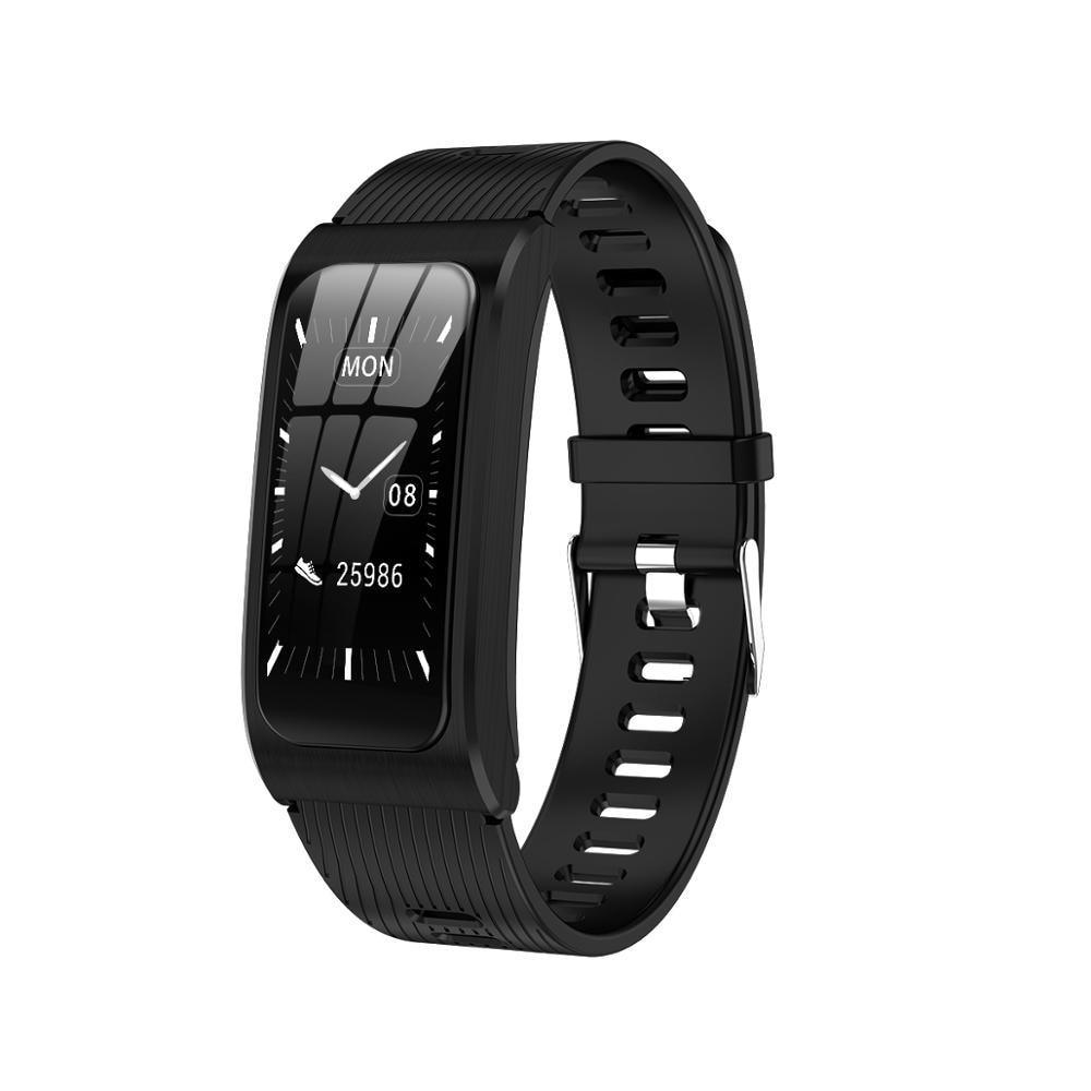 Luxury Metal Smart Watch 1.14" Fitness Tracker Heart Rate Monitor