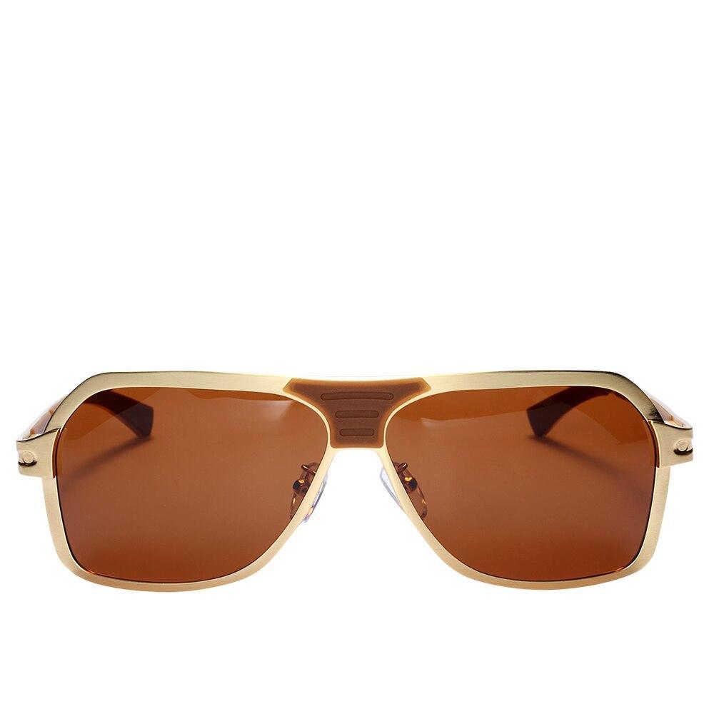 Retro Aviation Polarized Sunglasses Full Metal Frame