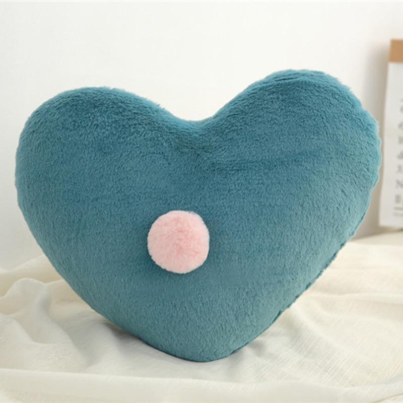 Nordic Soft Plush Decorative Throw Pillow for Nursery, 45x65cm