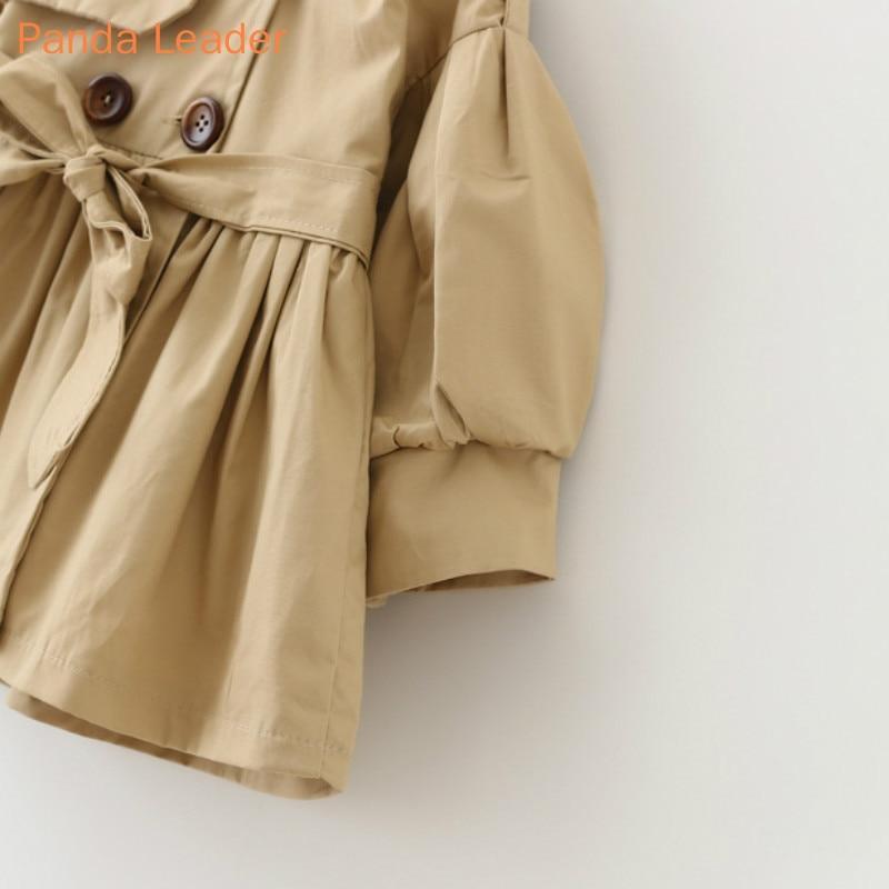 Classic Double-Breasted Cotton Windbreaker Jacket for Baby Girls