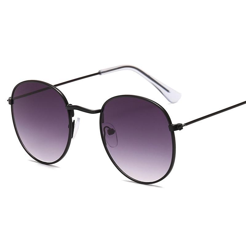 Classic Round Unisex Polarized Sunglasses Vintage Mirror Style