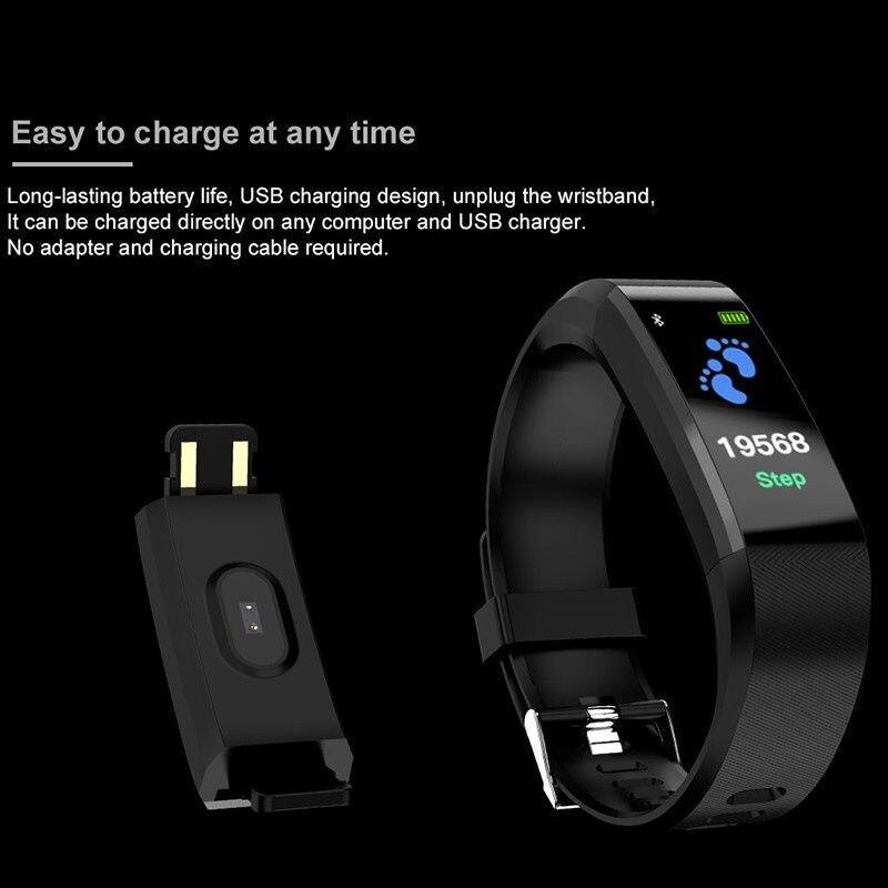 Minimalist Fitness Smartwatch with Heart Rate & Sleep Tracker