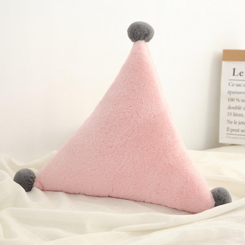 Nordic Soft Plush Decorative Throw Pillow for Nursery, 45x65cm