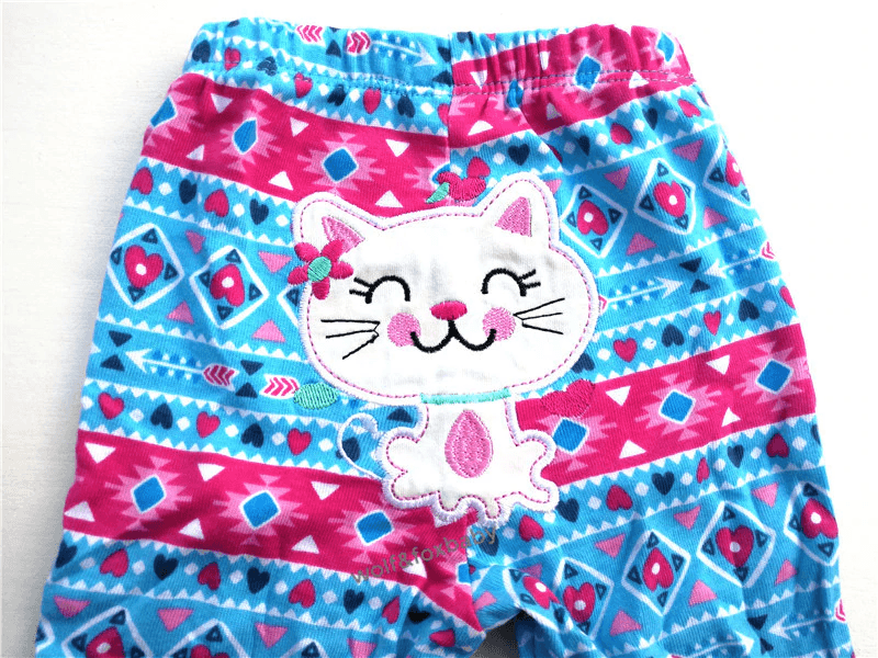 5-Pack Baby Cotton Cartoon Pants, Safari and Star Print Set