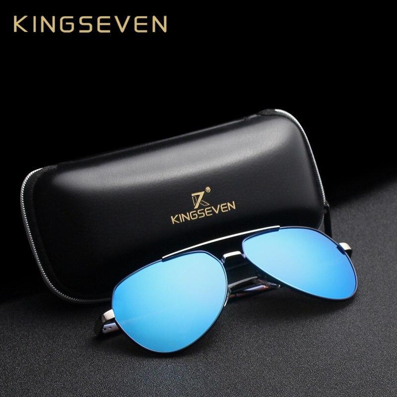 Classic unisex pilot sunglasses with gradient polarized lenses and metal frames.
