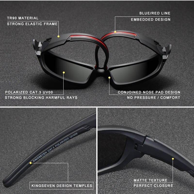 Sport Polarized Sunglasses Men’s Military TR90 UV400 Eyewear