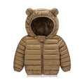 Baby Winter Padded Jacket with Bear Ears – Warm Hooded Outerwear