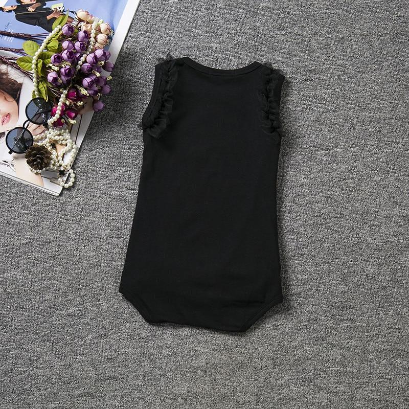 Infant Black Romper Sleeper Pajamas for Baby Girls and Boys