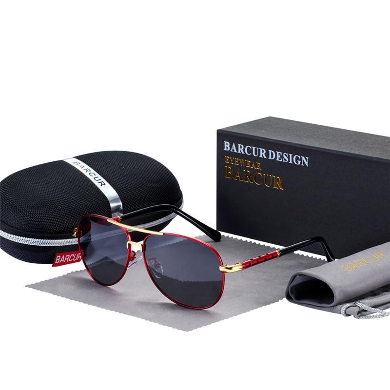 Vintage-style unisex polarized sunglasses for travel.