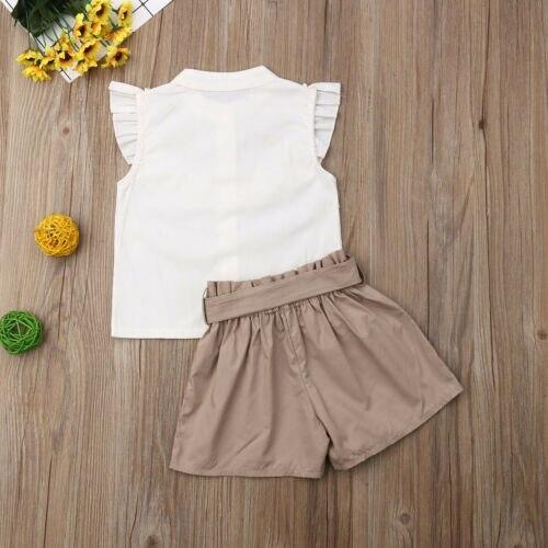 Baby Girls Striped Sling Summer Jumpsuit with Bow Details