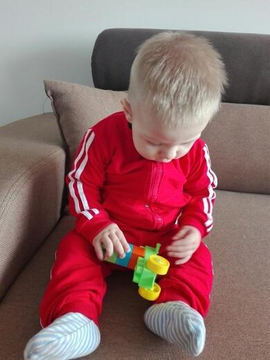 Cotton Baby Tracksuit Set - Hooded Zipper Jacket & Pants Outfit