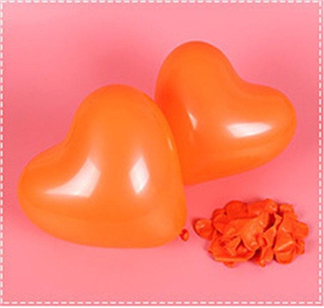 100-Piece Modern Red and Pink Heart Balloons for Parties