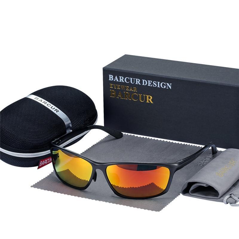 Oversized Square Polarized Sunglasses Modern Retro UV Protection