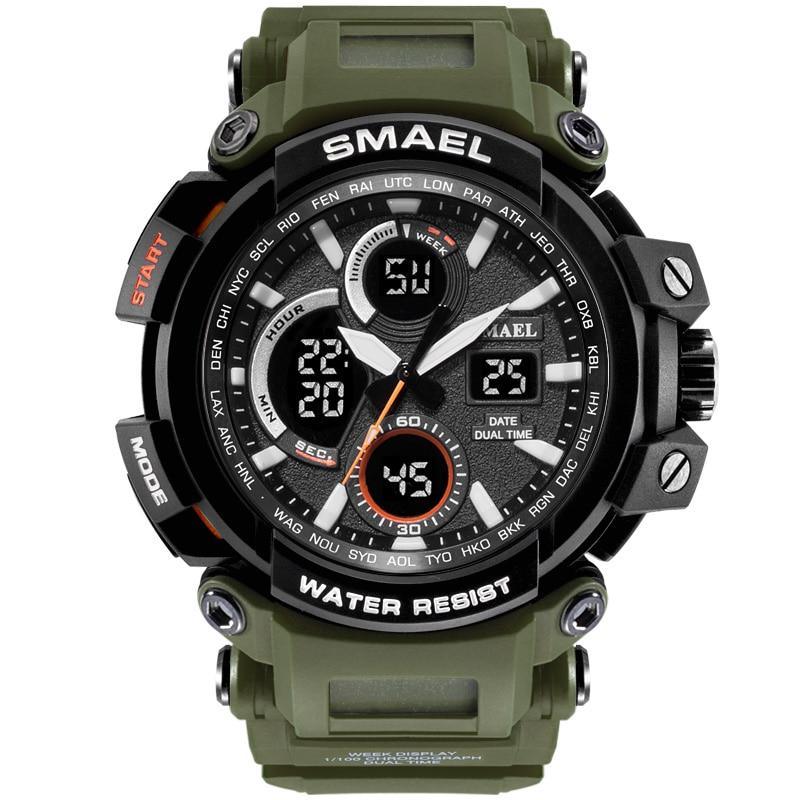 Tactical LED Sport Watch Waterproof 50M Digital Military Chrono