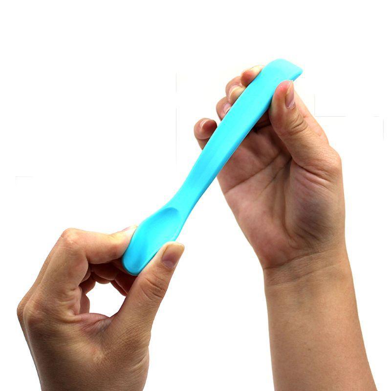Baby Silicone Feeding Spoons - Pastel Infant Tableware Set