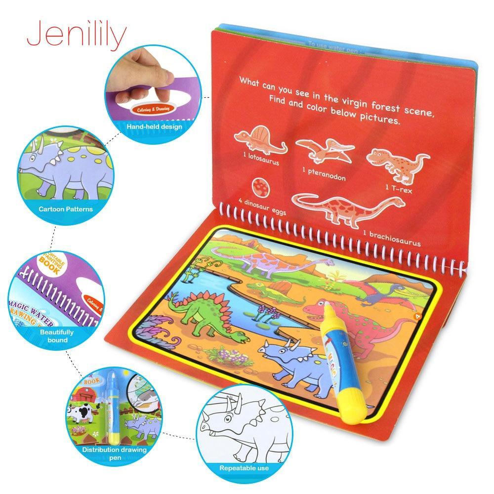Reusable Magic Water Drawing Book – Mess-Free Kids Painting Board