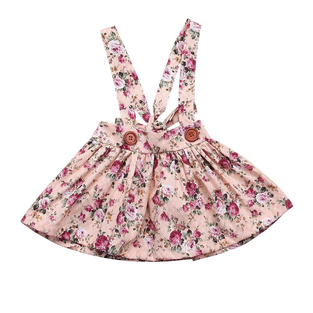 Floral Print Tutu Dress for Girls Sleeveless Vintage Lace Party Gown