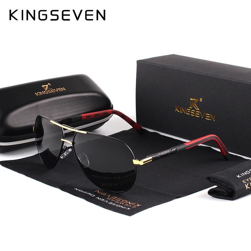 Retro Aviation Mirror Polarized Sunglasses for Men