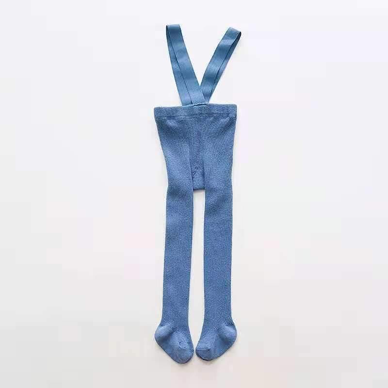 High-Waist Baby Leggings with Cross Belt Support for Boys and Girls