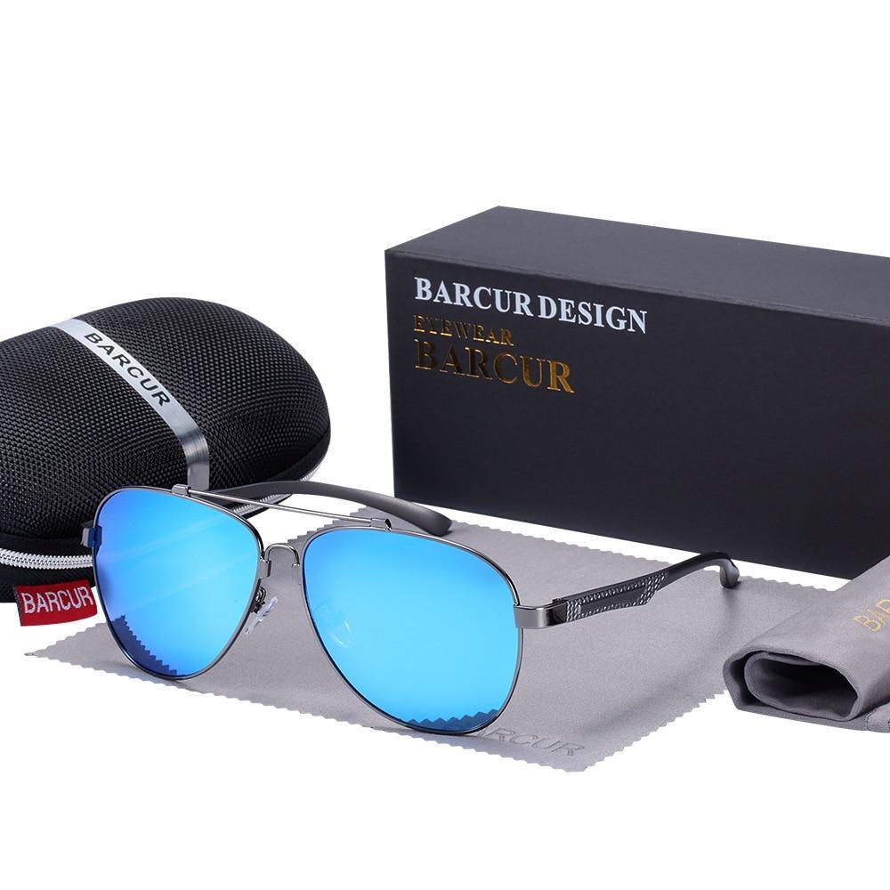 High-quality polarized aluminum sunglasses for men and women with UV protection
