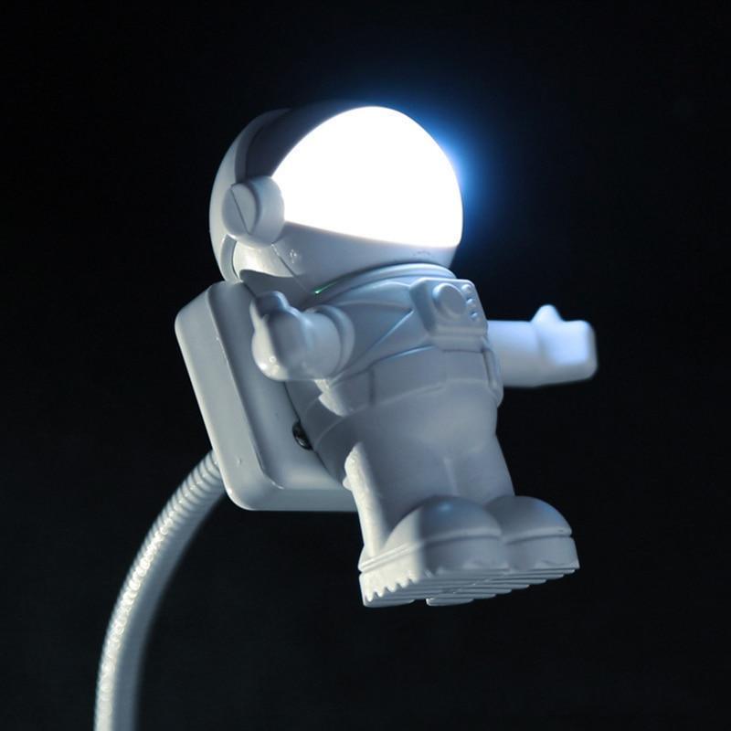 Modern LED Astronaut Desk Lamp with Flexible Gooseneck for Reading