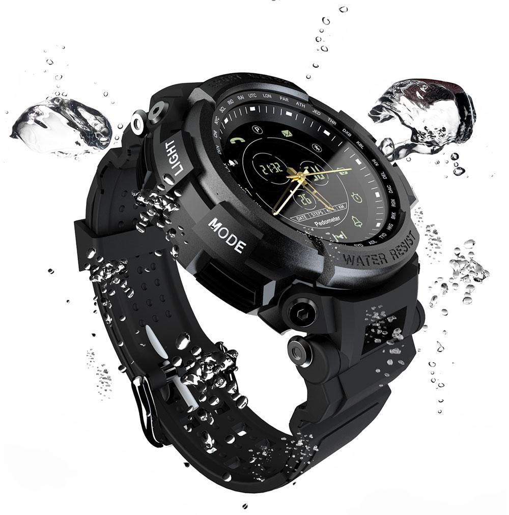 Professional 5ATM Waterproof Smart Watch for iOS and Android