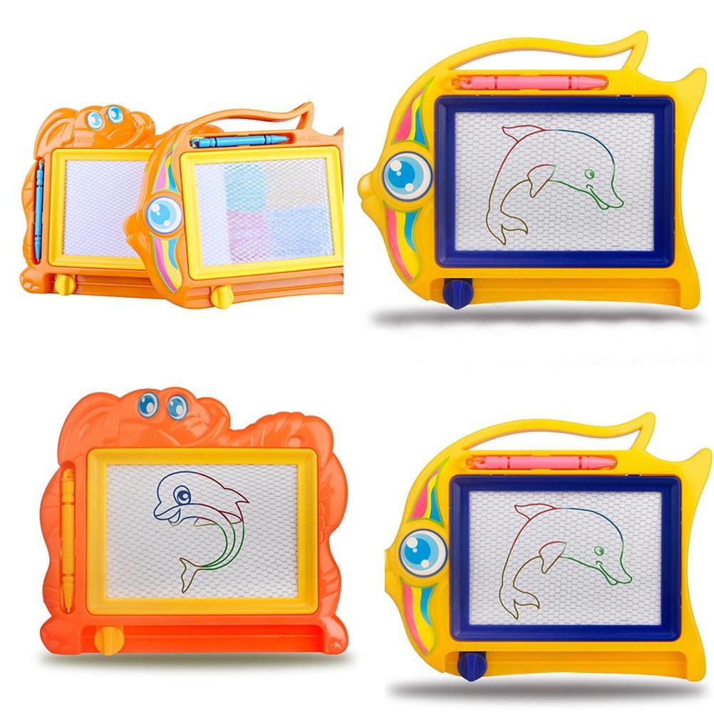 Multi-Colored Magnetic Drawing Board for Kids Writing and Doodles