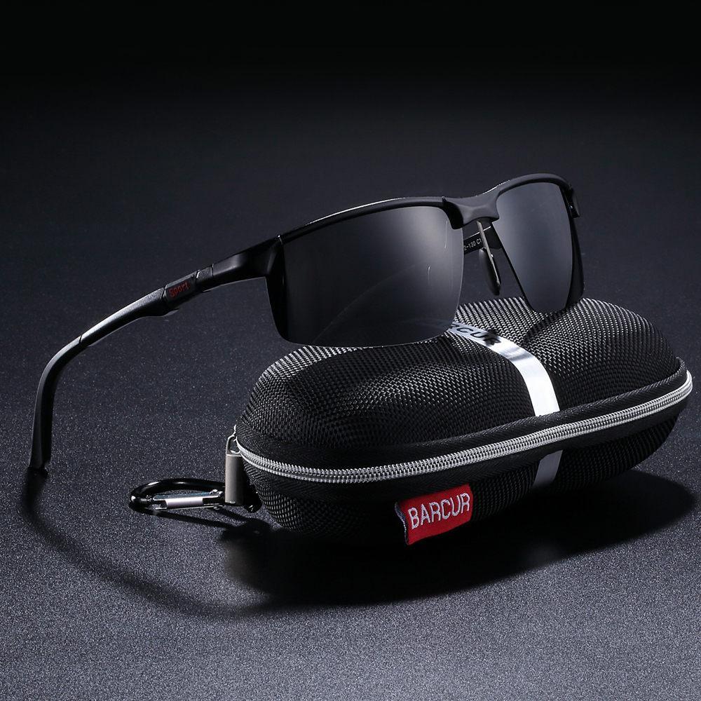 Polarized Sports Sunglasses with Lightweight Aluminum Frame