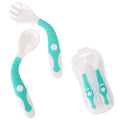 Heat-Resistant Baby Spoon and Fork Set with Travel Case