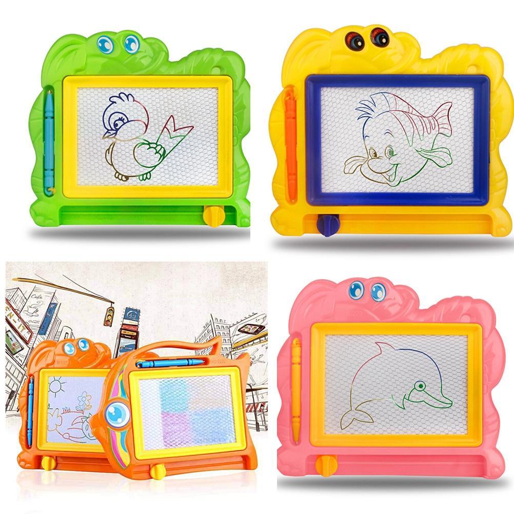Multi-Colored Magnetic Drawing Board for Kids Writing and Doodles