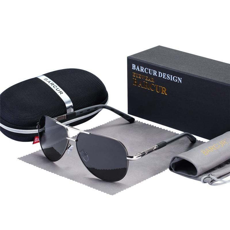 Retro Aviator Polarized Sunglasses UV400 Driving Shades