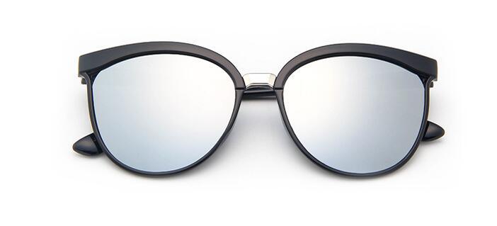 Girls Retro Oversized Cat Eye Sunglasses with UV Protection