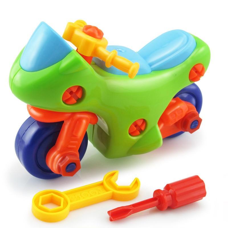 3D Disassembly Motorcycle Puzzle Toy - Educational Kids Building Set