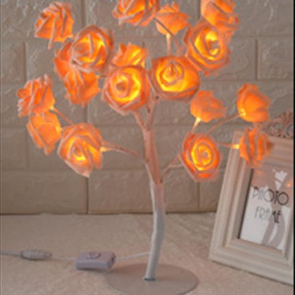 Rose Tree Decorative Table Lamp for Bedroom and Living Room