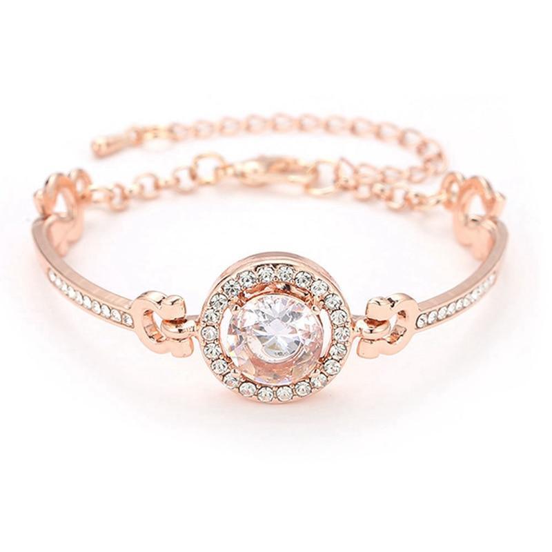 Luxury Multi-Layer Zircon Rhinestone Bangle Bracelet
