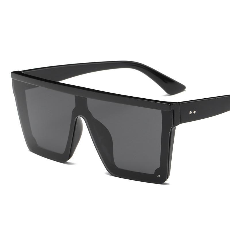 Luxury Oversized Square Gradient Sunglasses with UV400 Protection