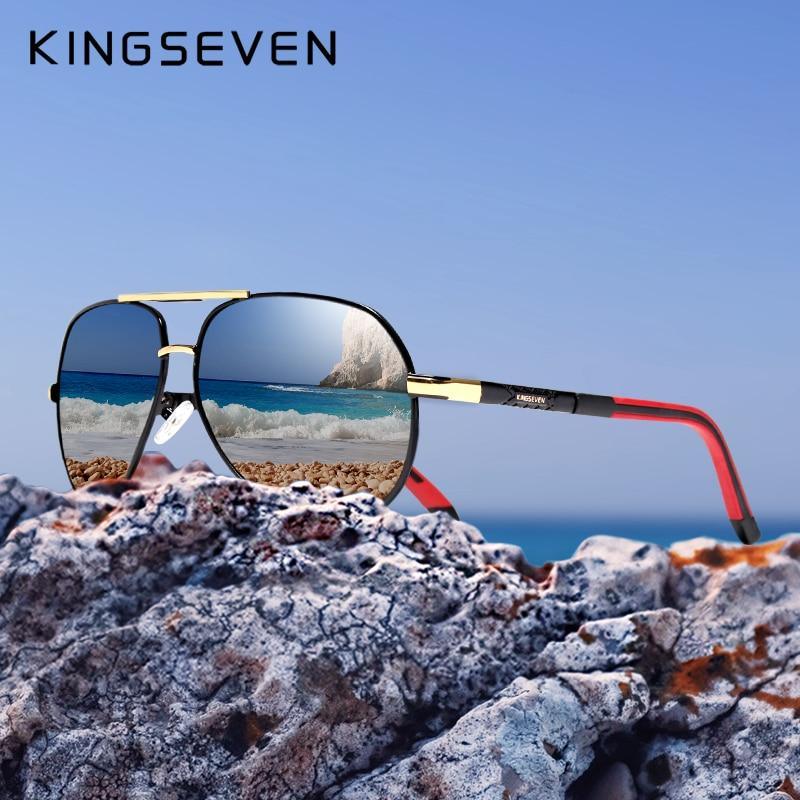 Retro Aviation Mirror Polarized Sunglasses for Men