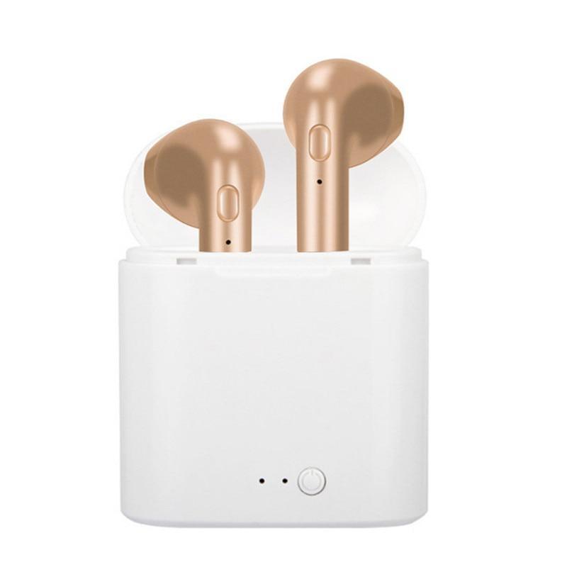 Bluetooth 5.0 Wireless Sports Earbuds - Black, White, Red, Gold, Pink