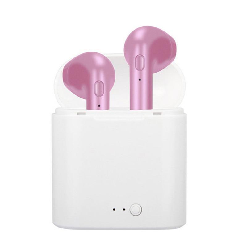 Bluetooth 5.0 Wireless Sports Earbuds - Black, White, Red, Gold, Pink