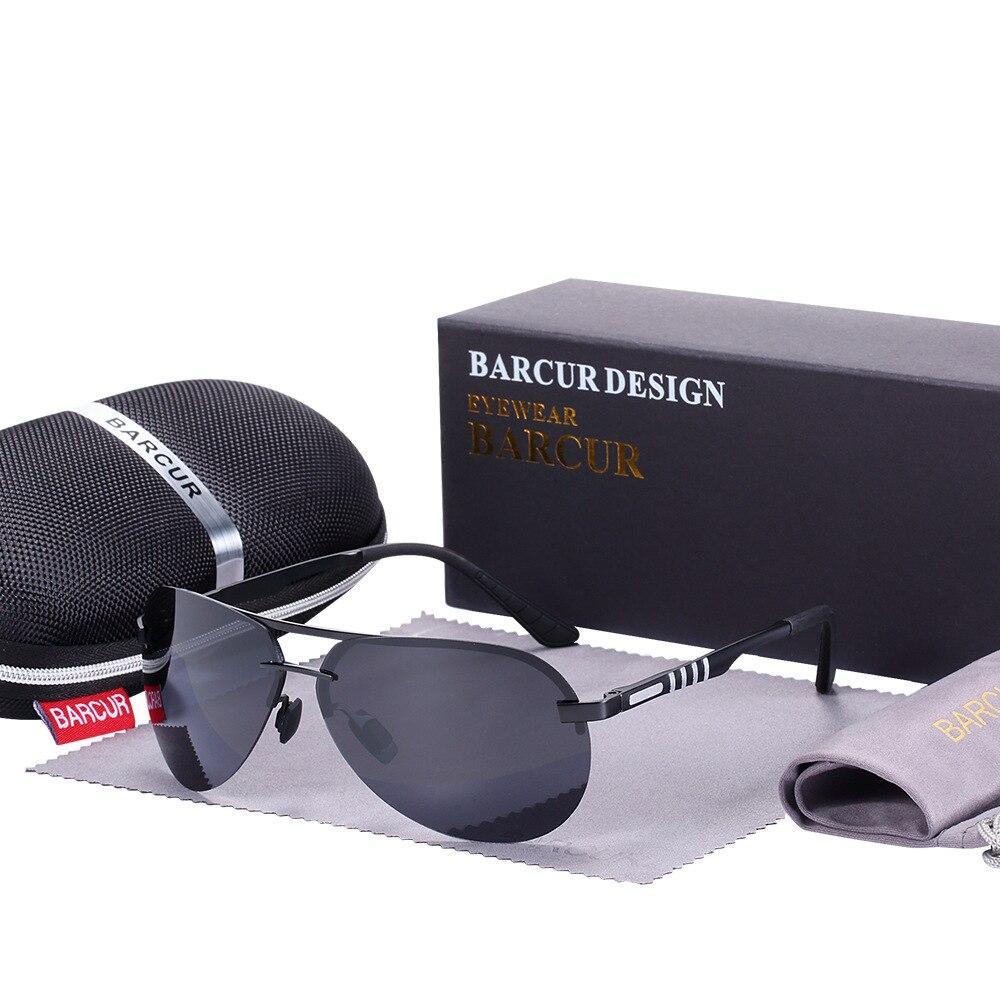 Metal Aviator Polarized Sunglasses - Luxury Sport Pilot Eyewear