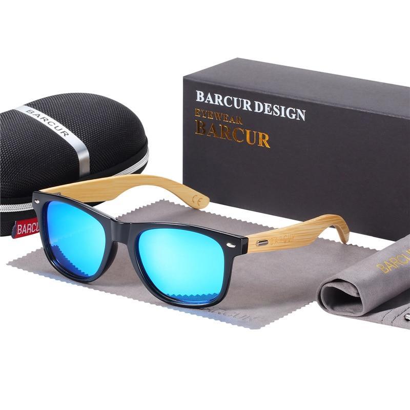 Unisex Polarized Bamboo Sunglasses with UV400 Protection