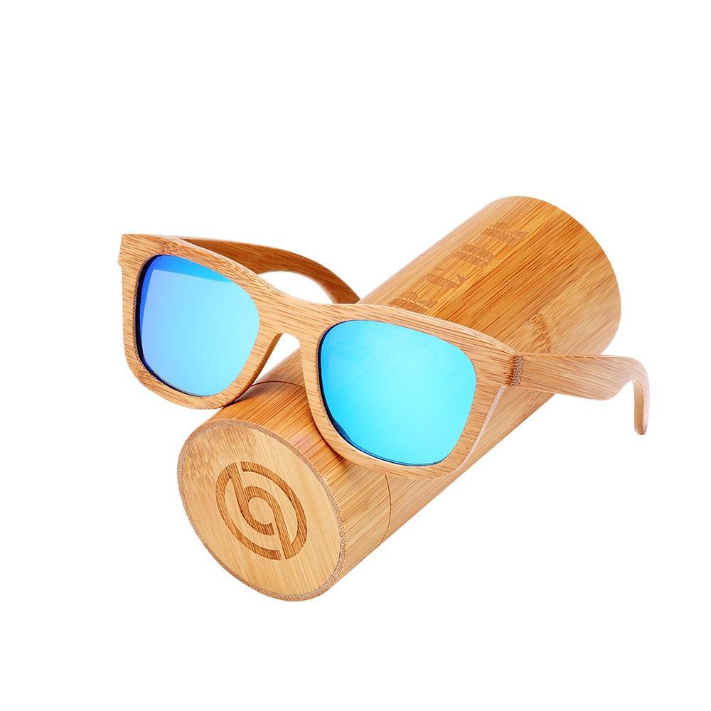 Handmade Bamboo Wood Polarized Sunglasses for Men & Women