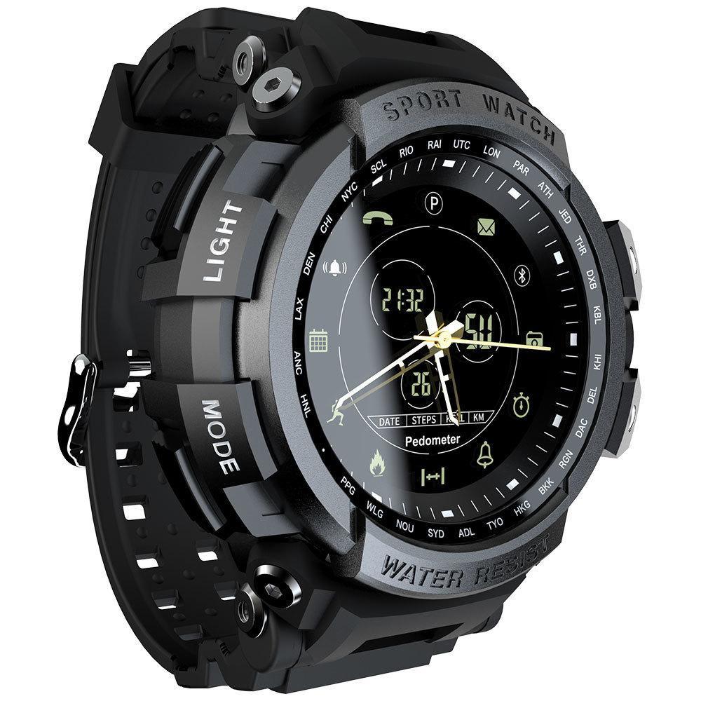 Professional 5ATM Waterproof Smart Watch for iOS and Android