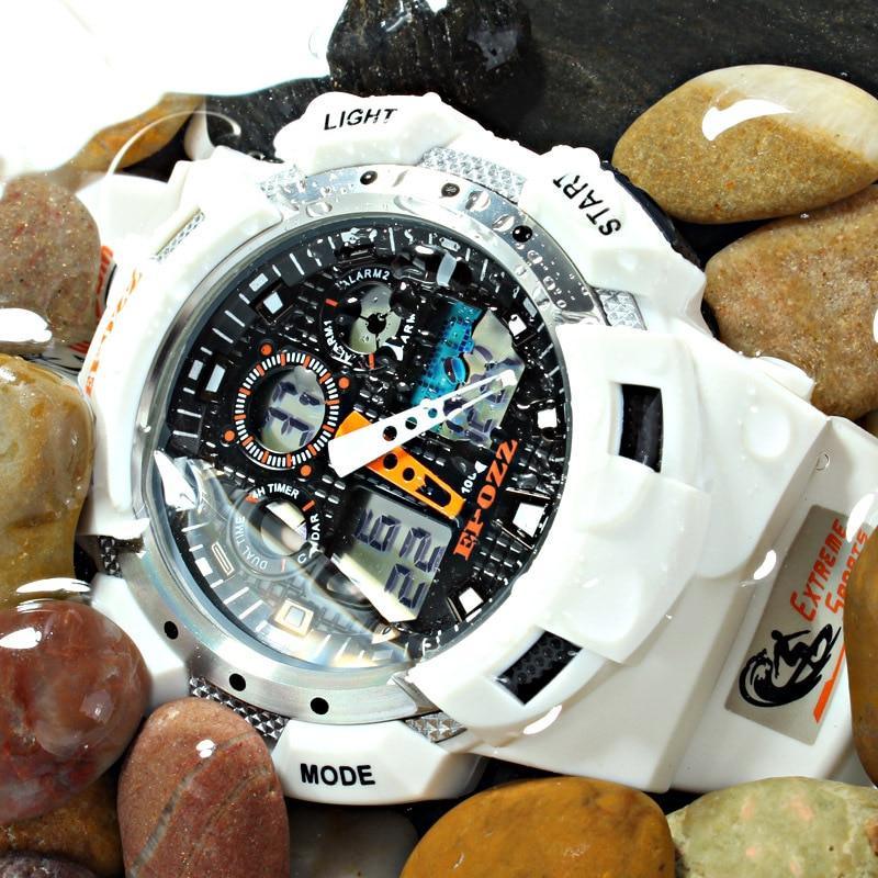 Luxury G Style Military Sports Watch Digital Analog Large Dial