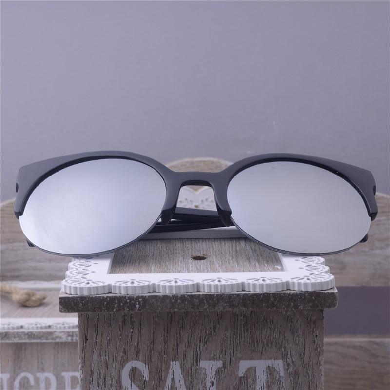 Luxury Retro Cat Eye Round Sunglasses with UV400 Protection