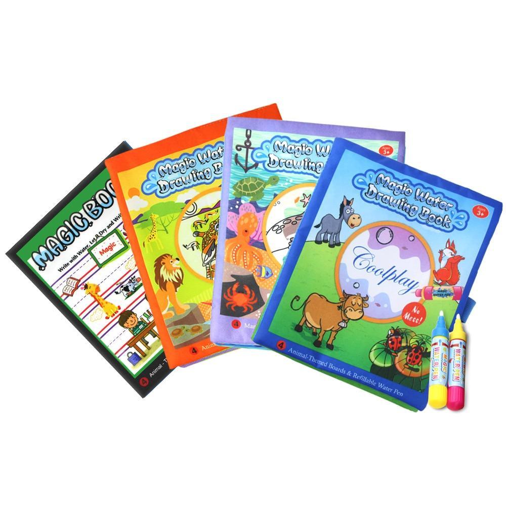 Magic Water Drawing Book and Doodle Board for Toddlers