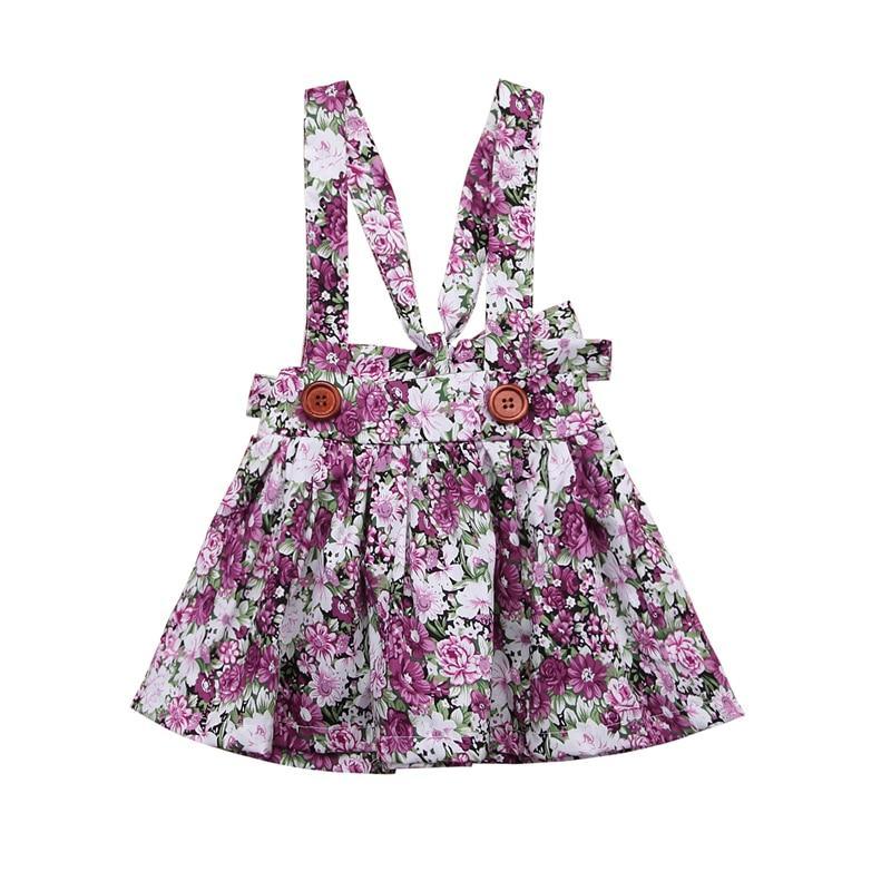 Floral Print Tutu Dress for Girls Sleeveless Vintage Lace Party Gown